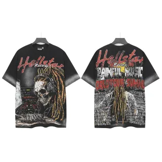 Hellstar Oversized Gradient Sleeve Graphic T-Shirt