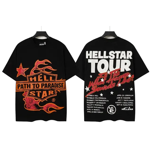 Hellstar Path to Paradise Star Tour Graphic T-Shirt 2
