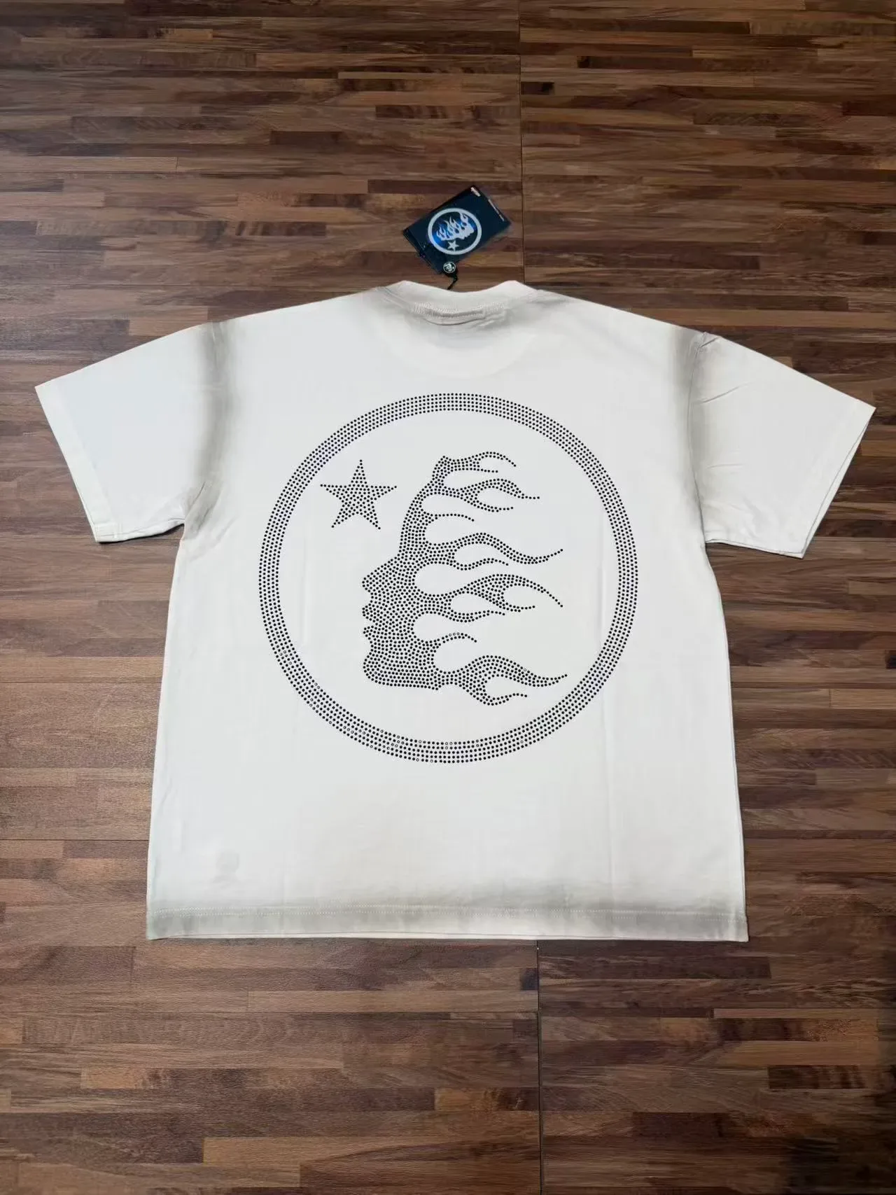 Hellstar Rhinestone Logo Oversized Crew Neck T-Shirt 5