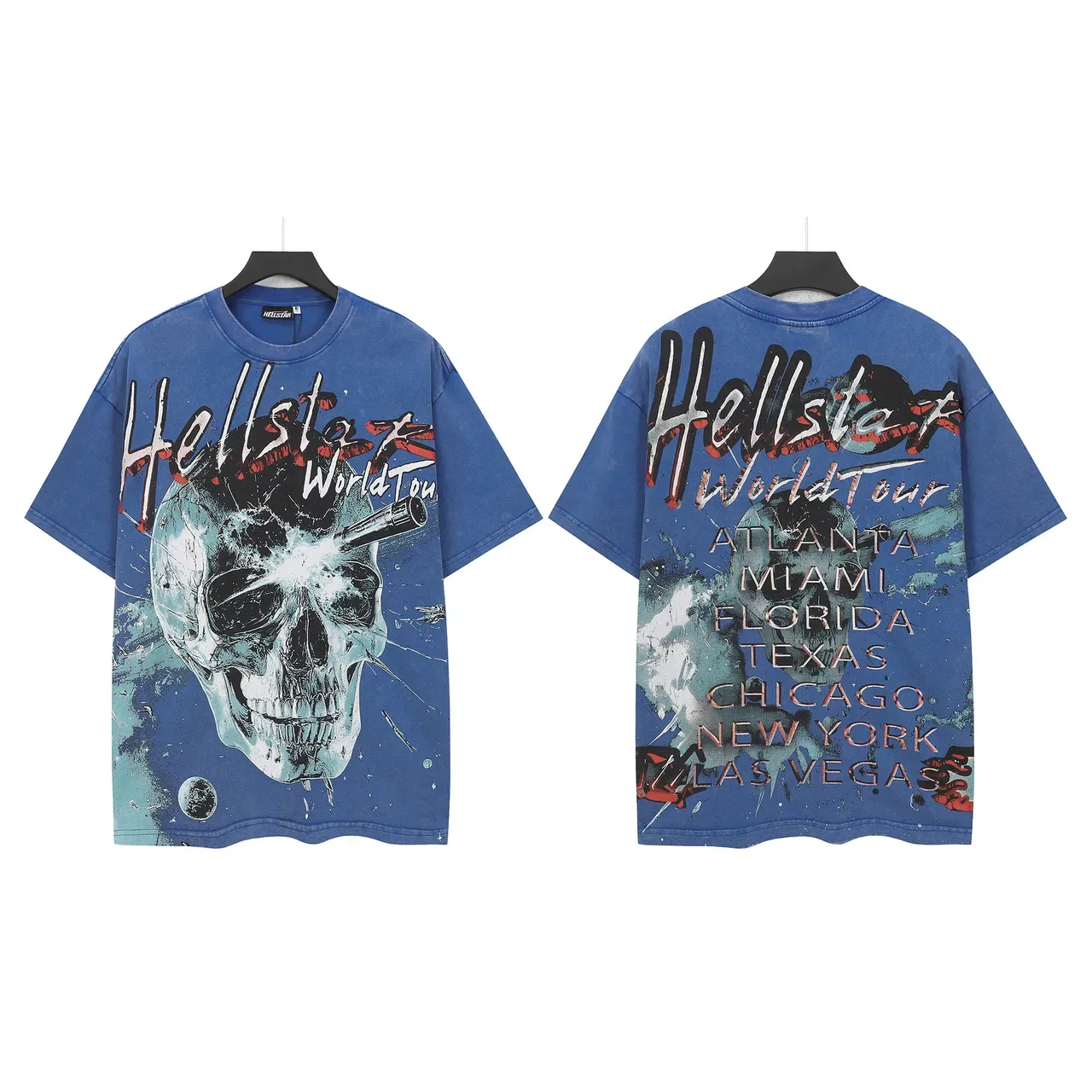 Hellstar World Tour Skull Graphic Black T-Shirt 3