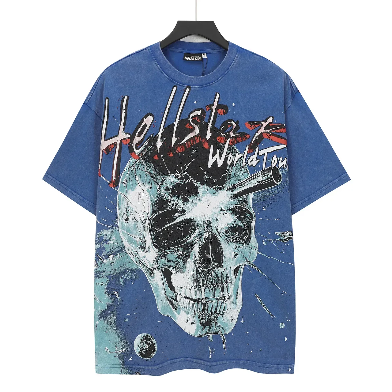 Hellstar World Tour Skull Graphic Black T-Shirt 4