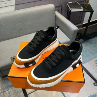 Hermès Oran Sneaker Black Tan White Lifestyle Sneakers