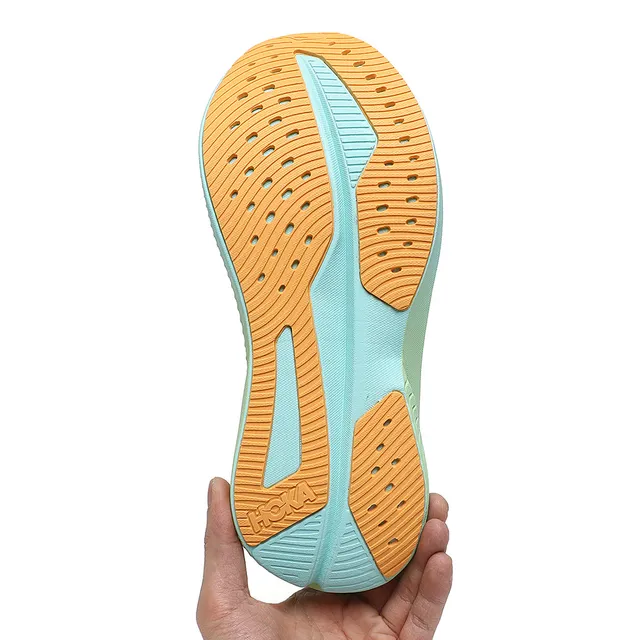 Hoka Mach 6 Bleu Gris Menthe Vert Chaussures de course 3