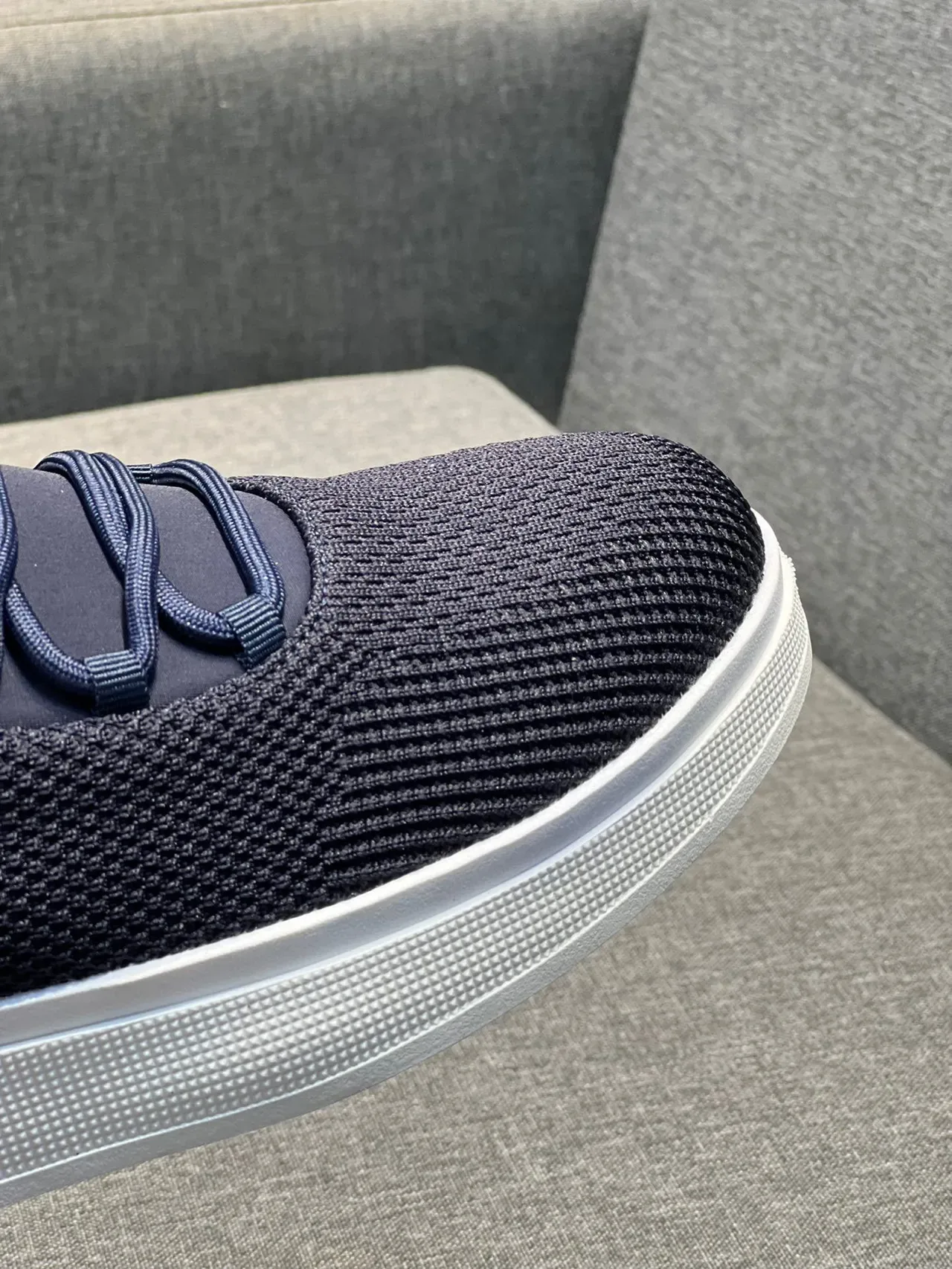 Hugo Boss Navy Knit Slip-On Lifestyle Sneaker 4