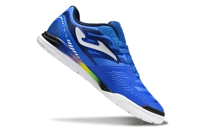 Joma Regate White Blue Low-Top Synthetic-Mesh Upper Sneakers 2