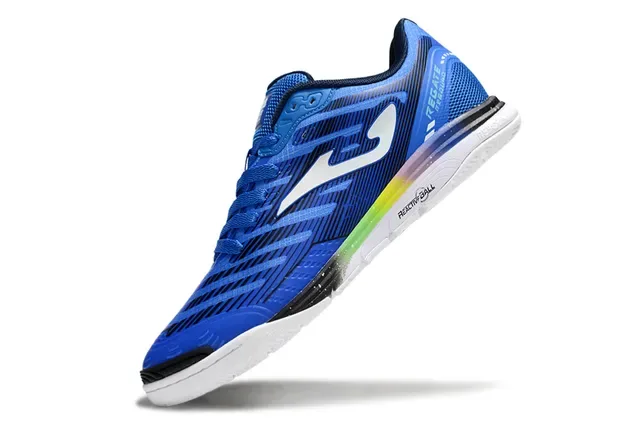 Joma Regate White Blue Low-Top Synthetic-Mesh Upper Sneakers 3