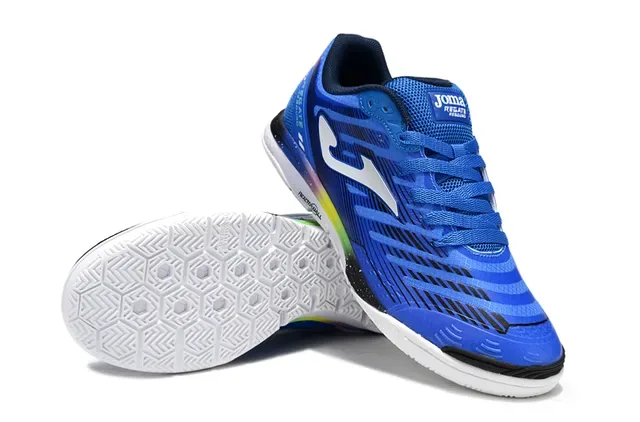 Joma Regate White Blue Low-Top Synthetic-Mesh Upper Sneakers 4