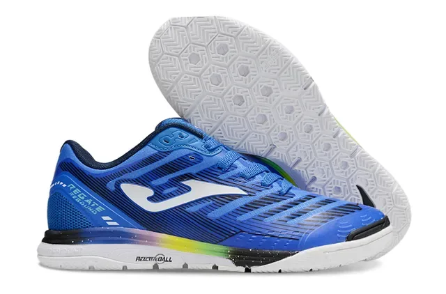 Joma Regate White Blue Low-Top Synthetic-Mesh Upper Sneakers 6