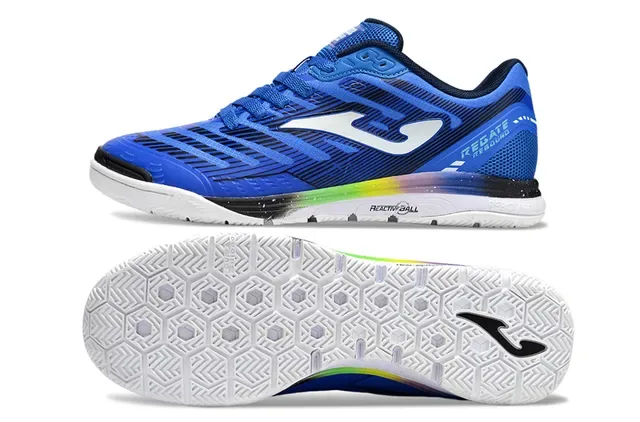 Joma Regate White Blue Low-Top Synthetic-Mesh Upper Sneakers 7