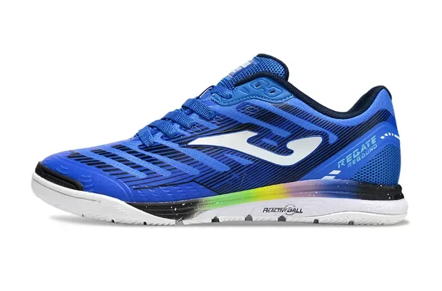 Joma Regate White Blue Low-Top Synthetic-Mesh Upper Sneakers 8