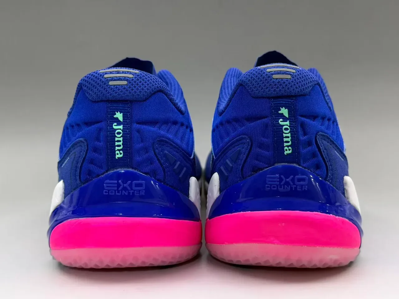Joma Top-Flex Ultimate Blue Pink Indoor Court Silhouette Synthetic Leather And Mesh Upper Lifestyle Sneakers 10