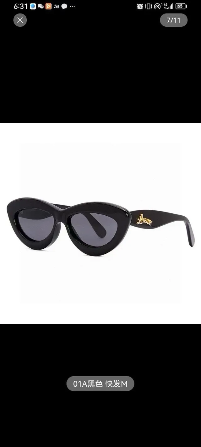 Loewe Cat-Eye Multicolor Silhouette Acetate Frame Sunglasses 2