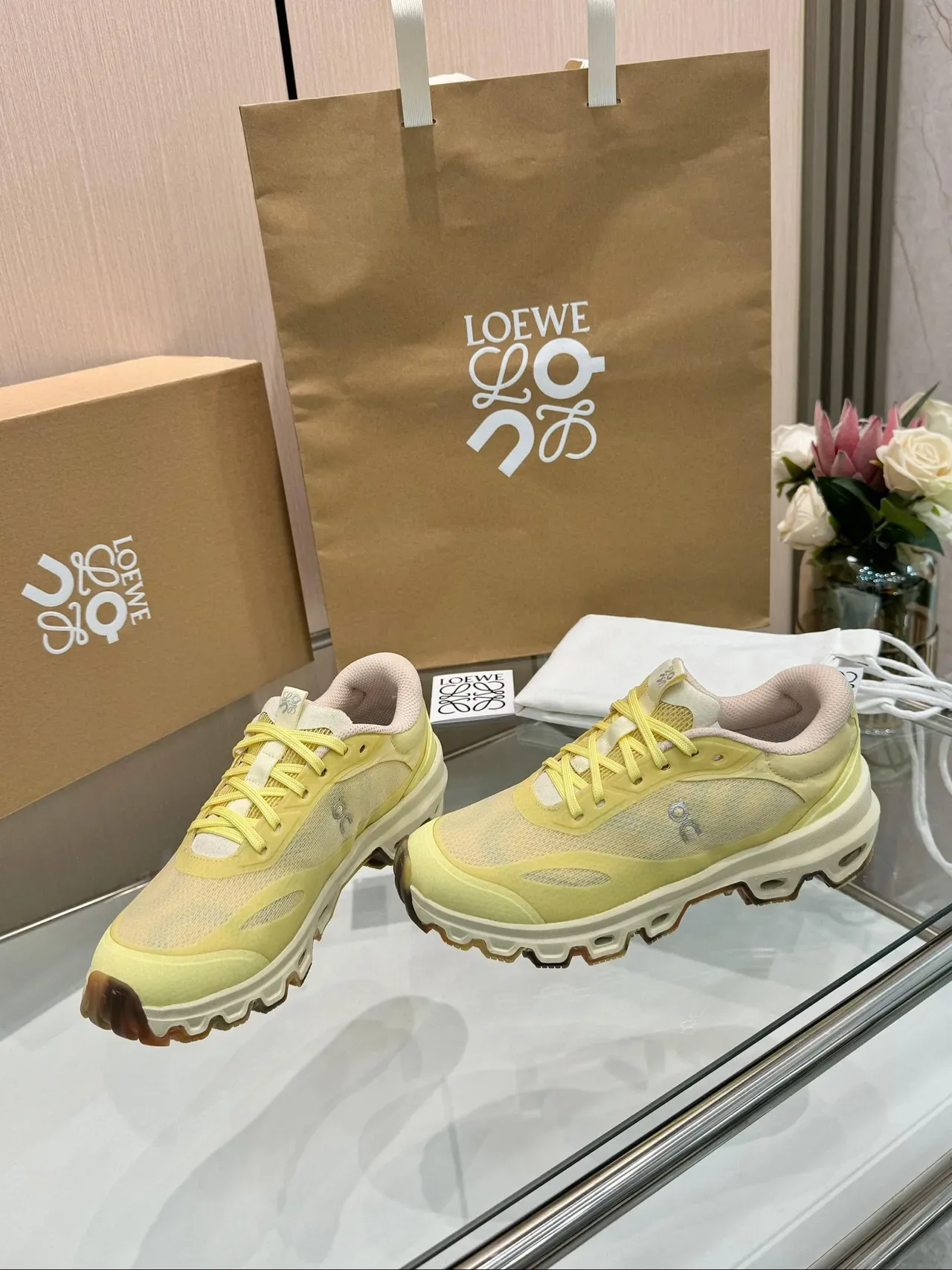 Loewe Flow Runner 2.0 Jaune Pâle Chaussures Lifestyle 7