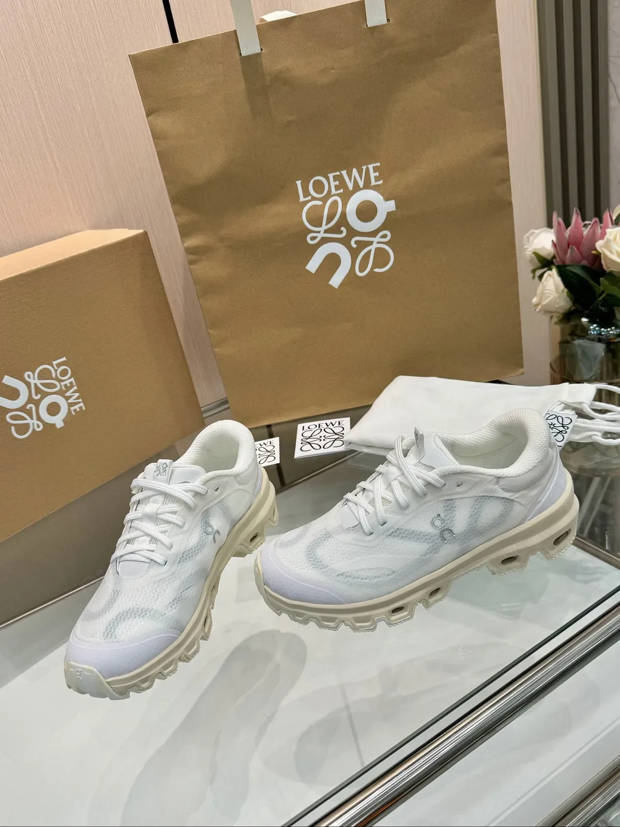 Loewe Flow Runner Zapatillas Lifestyle Blancas 3