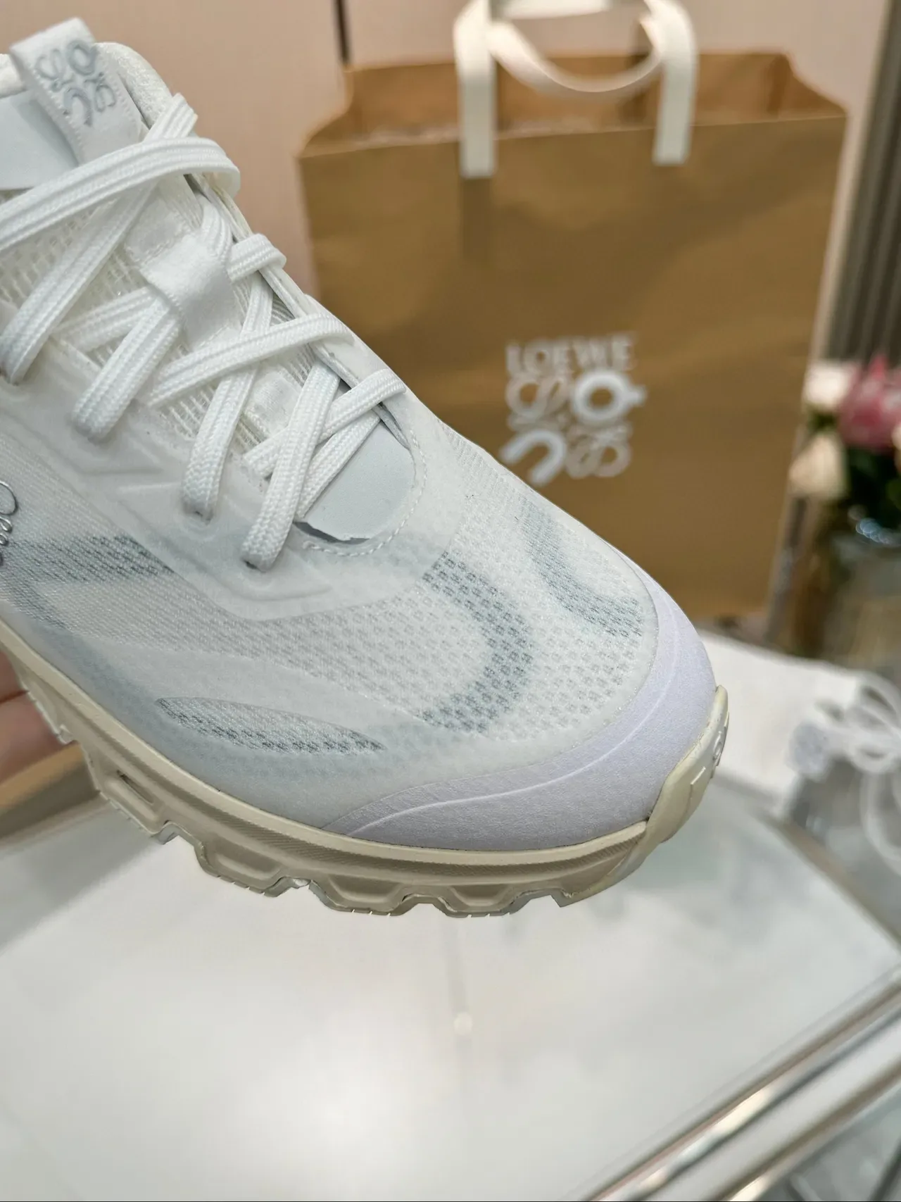 Loewe Flow Runner Zapatillas Lifestyle Blancas 4