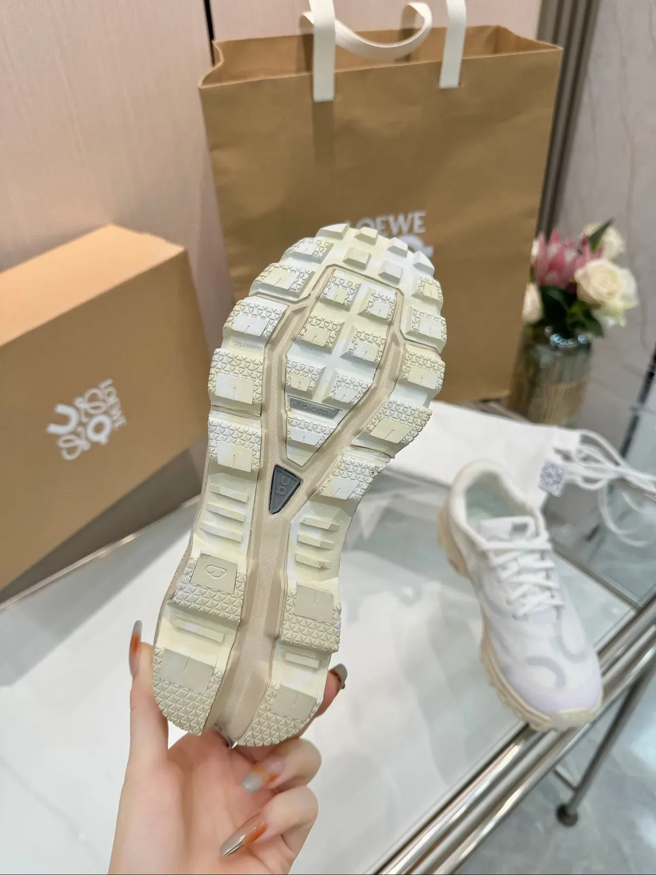 Loewe Flow Runner Zapatillas Lifestyle Blancas 5
