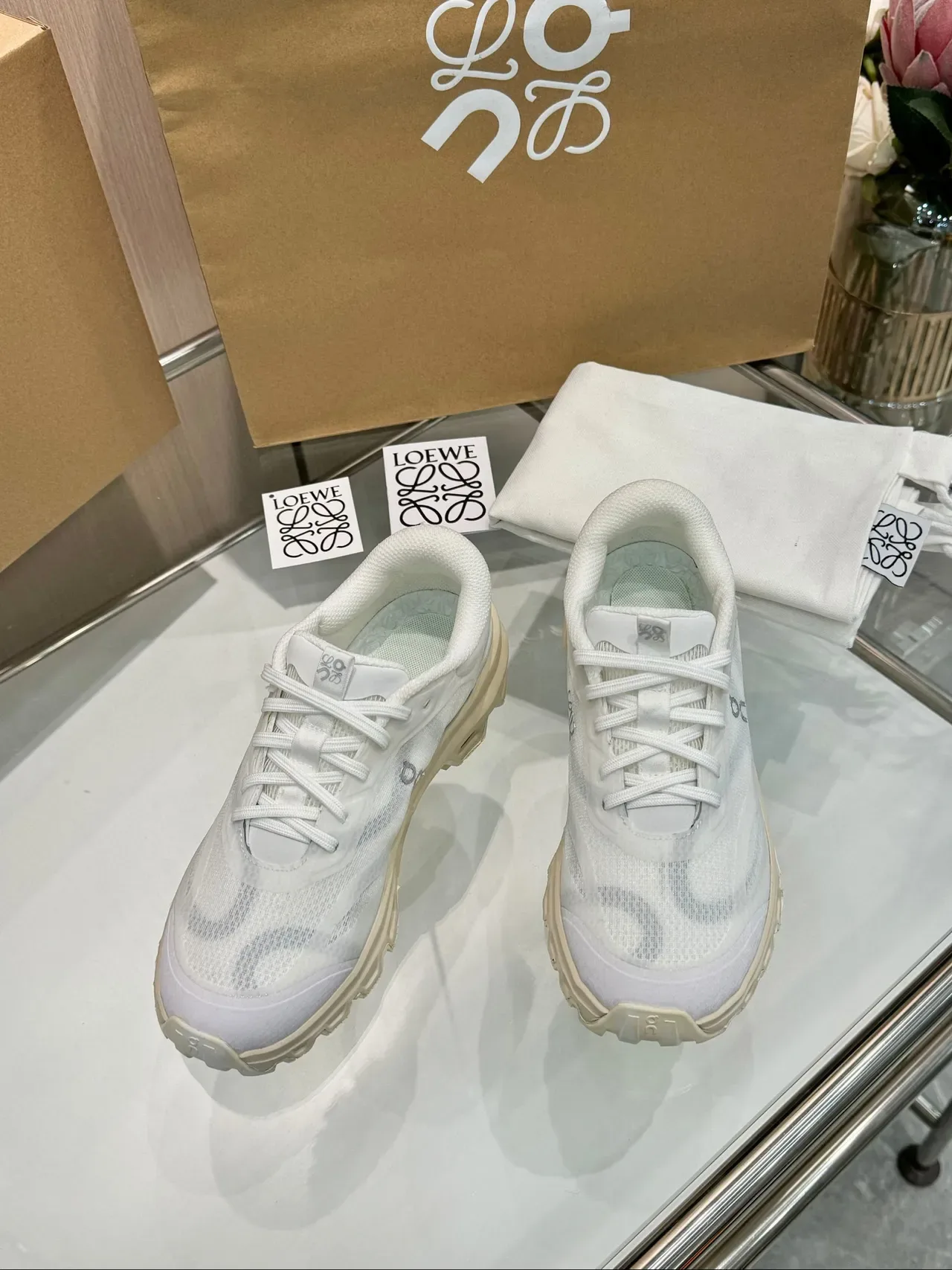 Loewe Flow Runner Zapatillas Lifestyle Blancas 7