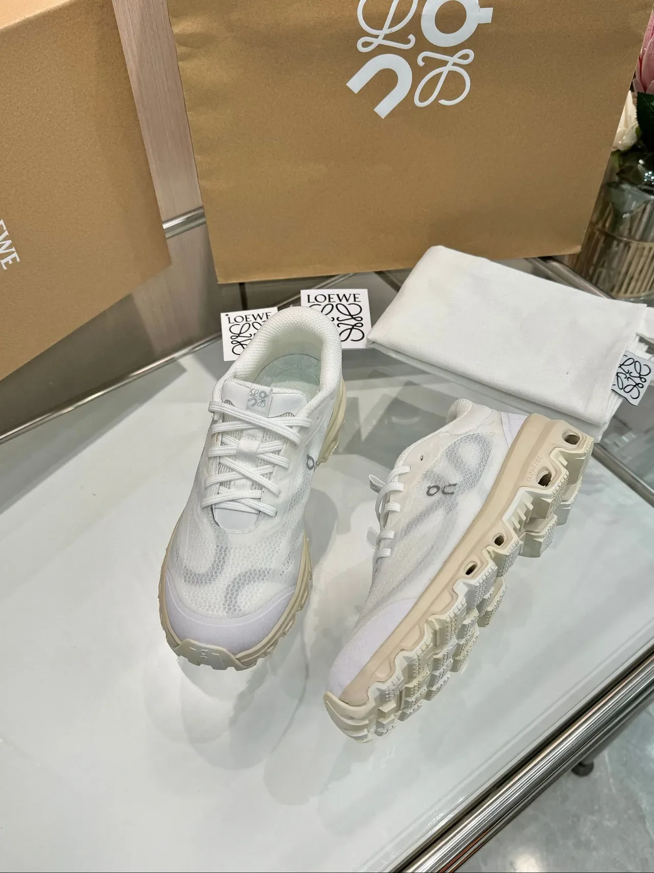 Loewe Flow Runner Zapatillas Lifestyle Blancas 8