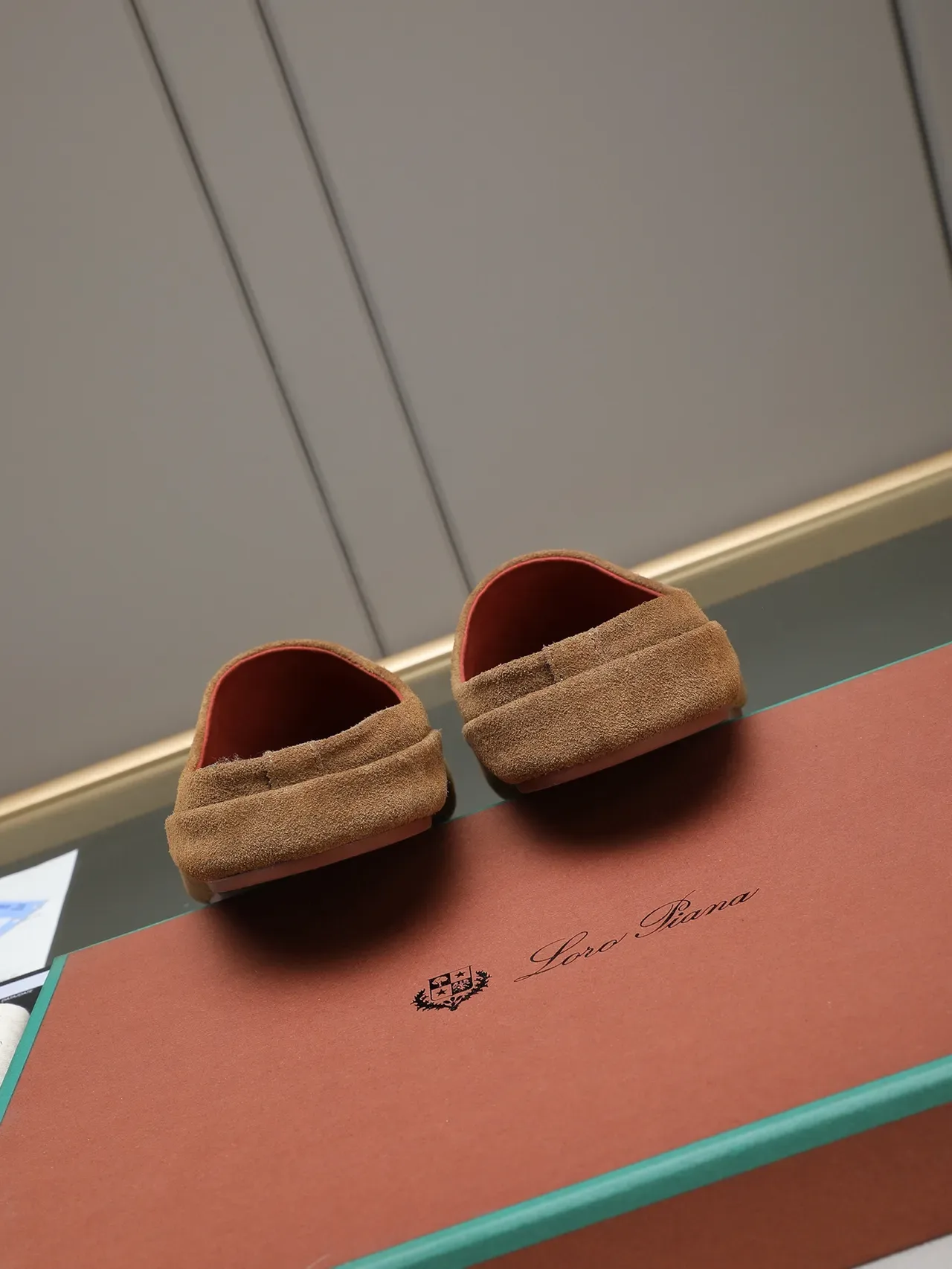 Loro Piana Summer Walk Tan Suede Open-Back Mule Casual Shoe 3