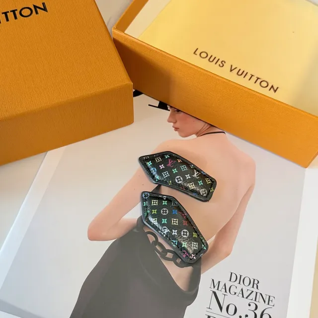 Louis Vuitton Black Multicolor Monogrammed Glossy Jewelry 4