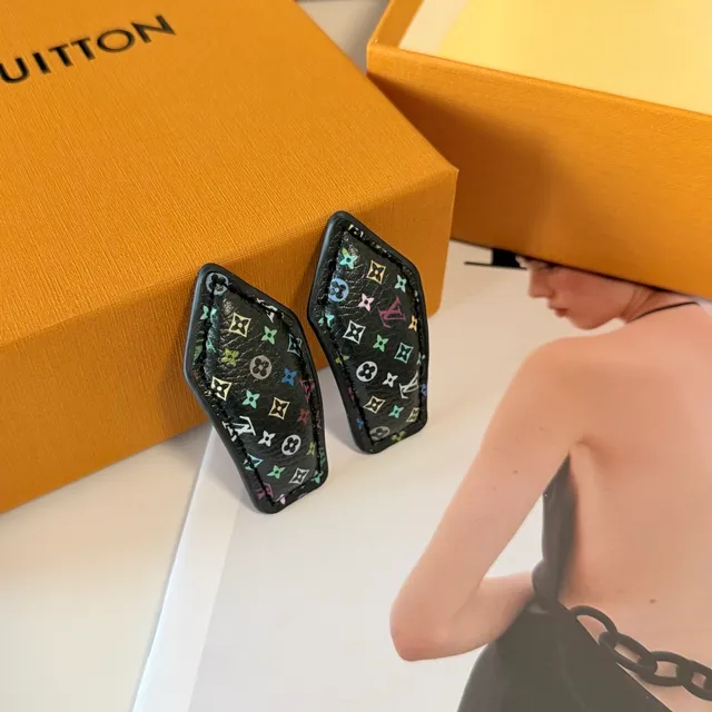 Louis Vuitton Black Multicolor Monogrammed Glossy Jewelry 6