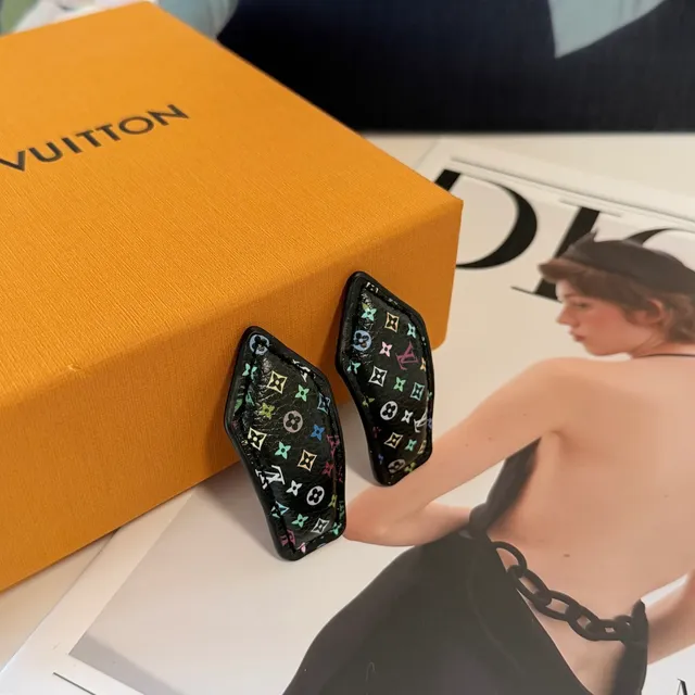 Louis Vuitton Black Multicolor Monogrammed Glossy Jewelry 8