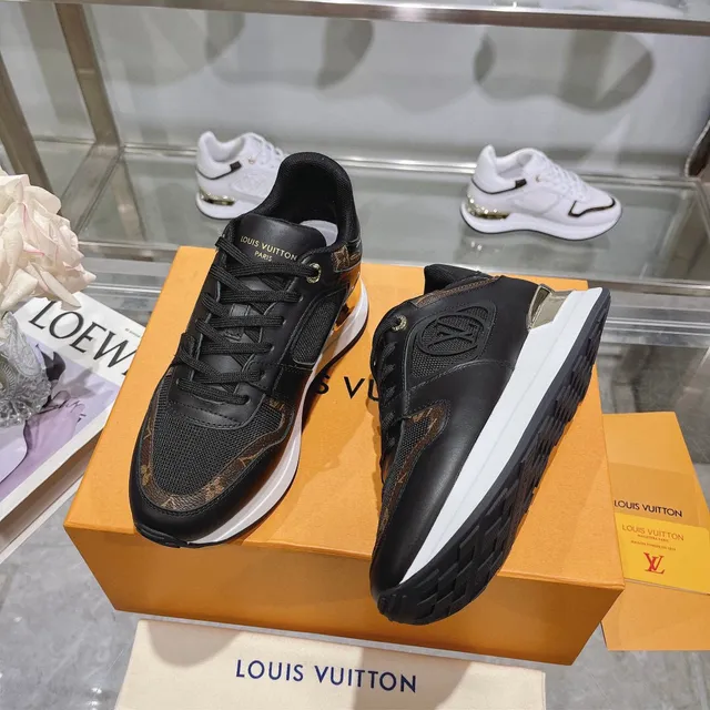 Louis Vuitton Black White Monogram Canvas Overlay Sculpted Midsole Lifestyle Sneakers 3