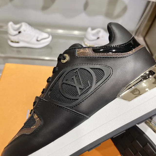 Louis Vuitton Black White Monogram Canvas Overlay Sculpted Midsole Lifestyle Sneakers 4