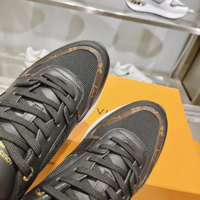 Louis Vuitton Black White Monogram Canvas Overlay Sculpted Midsole Lifestyle Sneakers 6