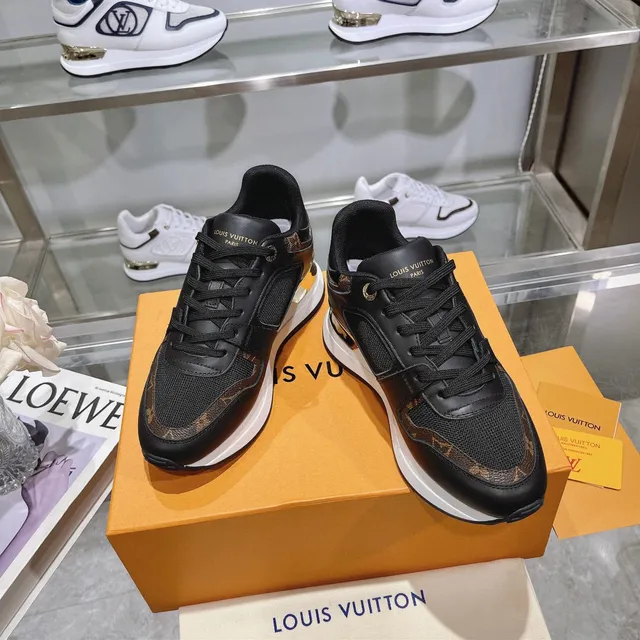 Louis Vuitton Black White Monogram Canvas Overlay Sculpted Midsole Lifestyle Sneakers 7