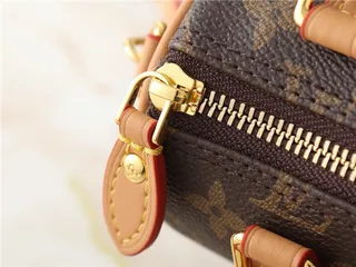 Louis Vuitton Brown Beige Structured Top-Handle Monogram Canvas Tote Bag 13