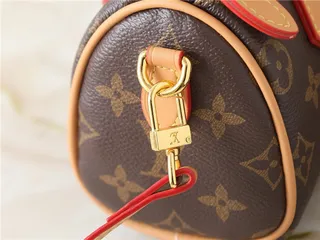 Louis Vuitton Brown Beige Structured Top-Handle Monogram Canvas Tote Bag 14