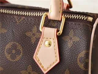 Louis Vuitton Brown Beige Structured Top-Handle Monogram Canvas Tote Bag 24