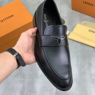 路易威登 Eagle Loafer 黑色皮革 Penny Loafer
