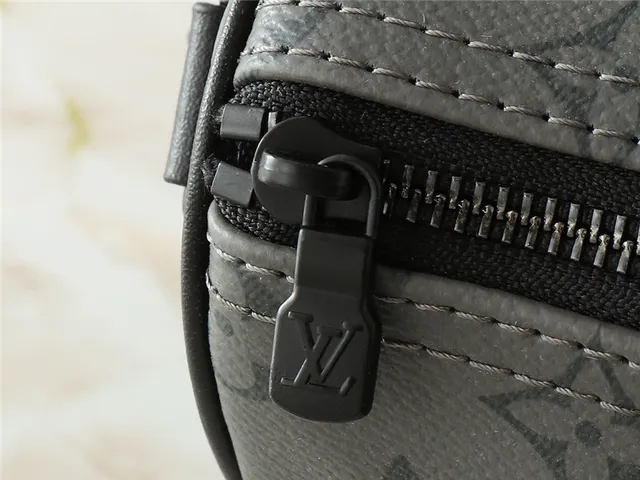 Louis Vuitton bolsa Boston verde bege monograma lona cilíndrico barril 4