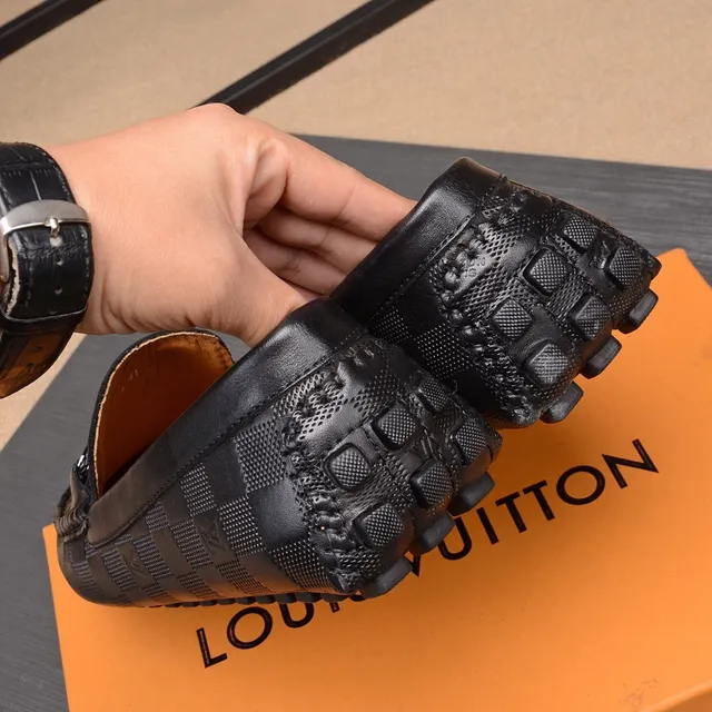 Louis Vuitton Horsebit Loafer Noir damier cuir loafers 5