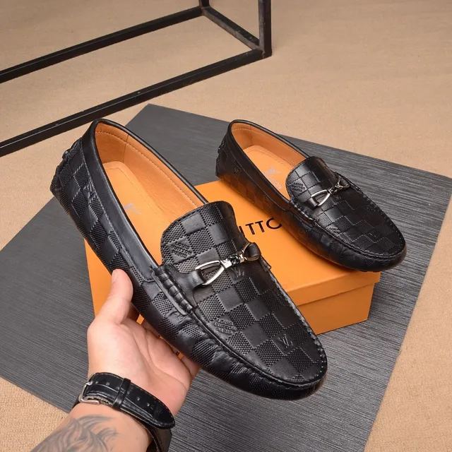 Louis Vuitton Horsebit Loafer Noir damier cuir loafers 6