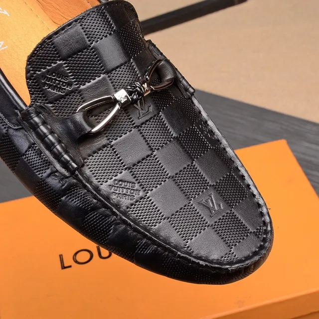 Louis Vuitton Horsebit Loafer Noir damier cuir loafers 7