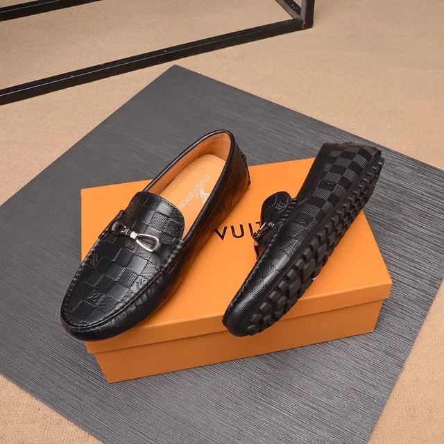 Louis Vuitton Horsebit Loafer Noir damier cuir loafers 9