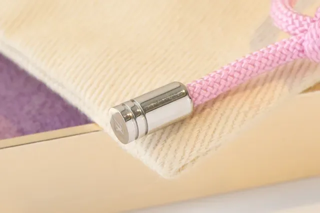 Louis Vuitton Les Parfums de Pink Transparent Braided Cord Cylindrical Charms Bracelet 6