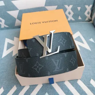 Louis Vuitton LV Belt Monogram Teal Leather Belt