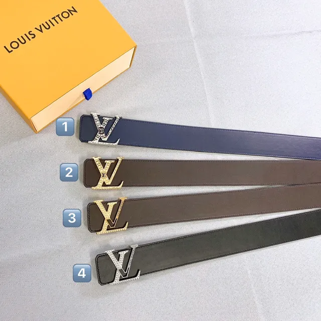Louis Vuitton LV Initiales Navy Leather Belt 6