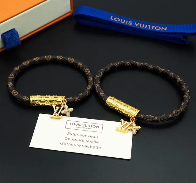 Louis Vuitton LV PUSH Monogram Brown and Gold Bracelet 3