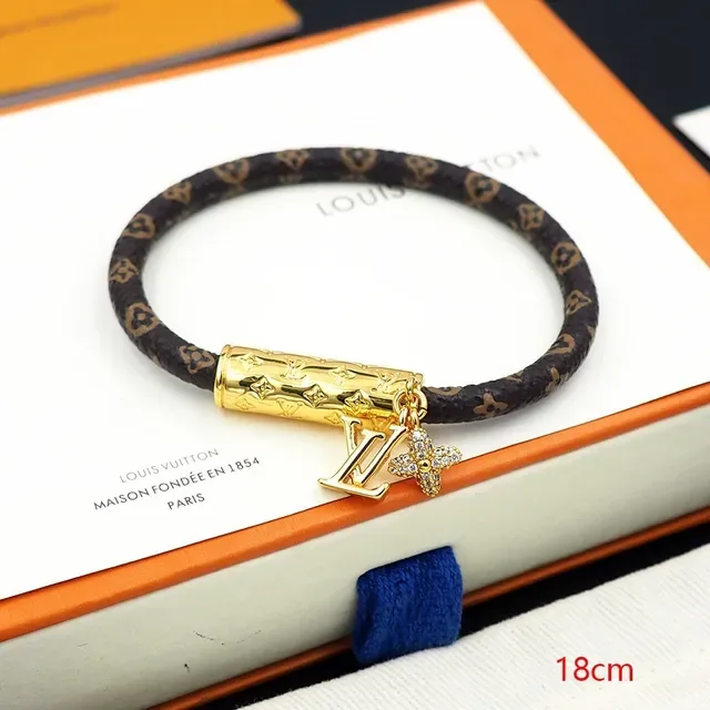 Louis Vuitton LV PUSH Monogram Brown and Gold Bracelet 5