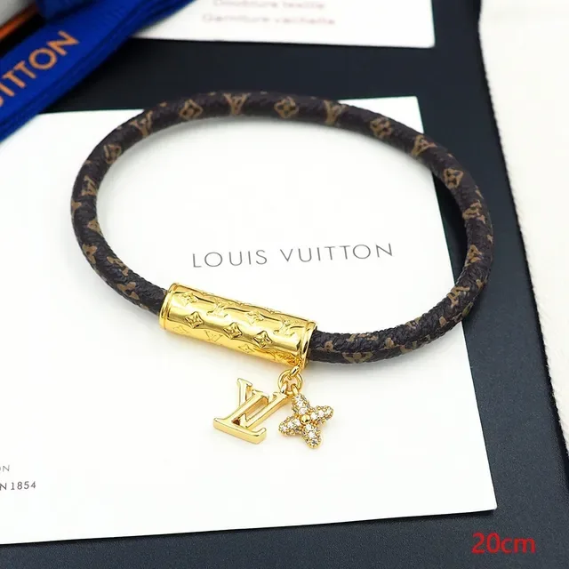 Louis Vuitton LV PUSH Monogram Brown and Gold Bracelet 7