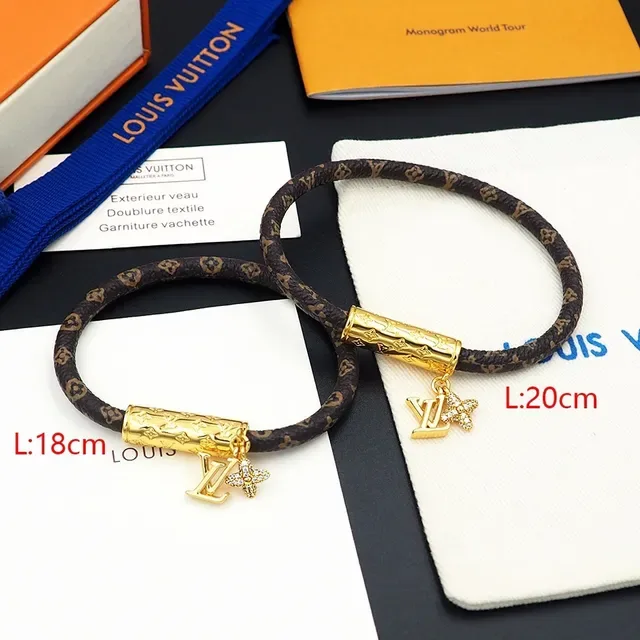 Louis Vuitton LV PUSH Monogram Brown and Gold Bracelet 8