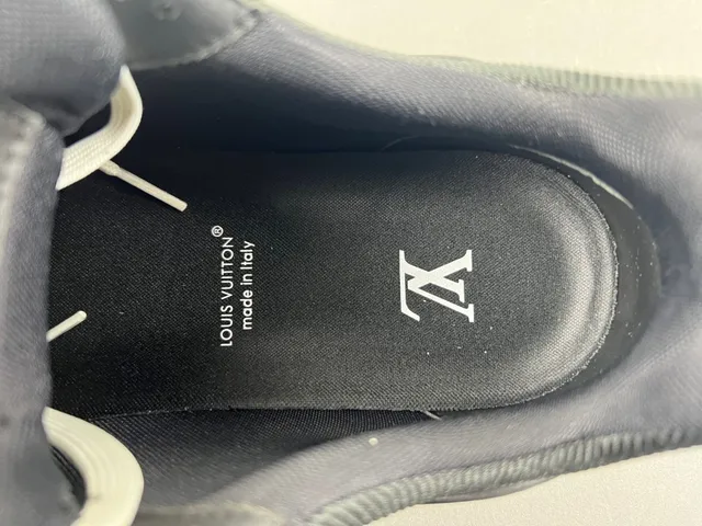 Louis Vuitton LV Trainer Black Beige Chunky Platform Sole Layered Upper Lifestyle Sneakers 6
