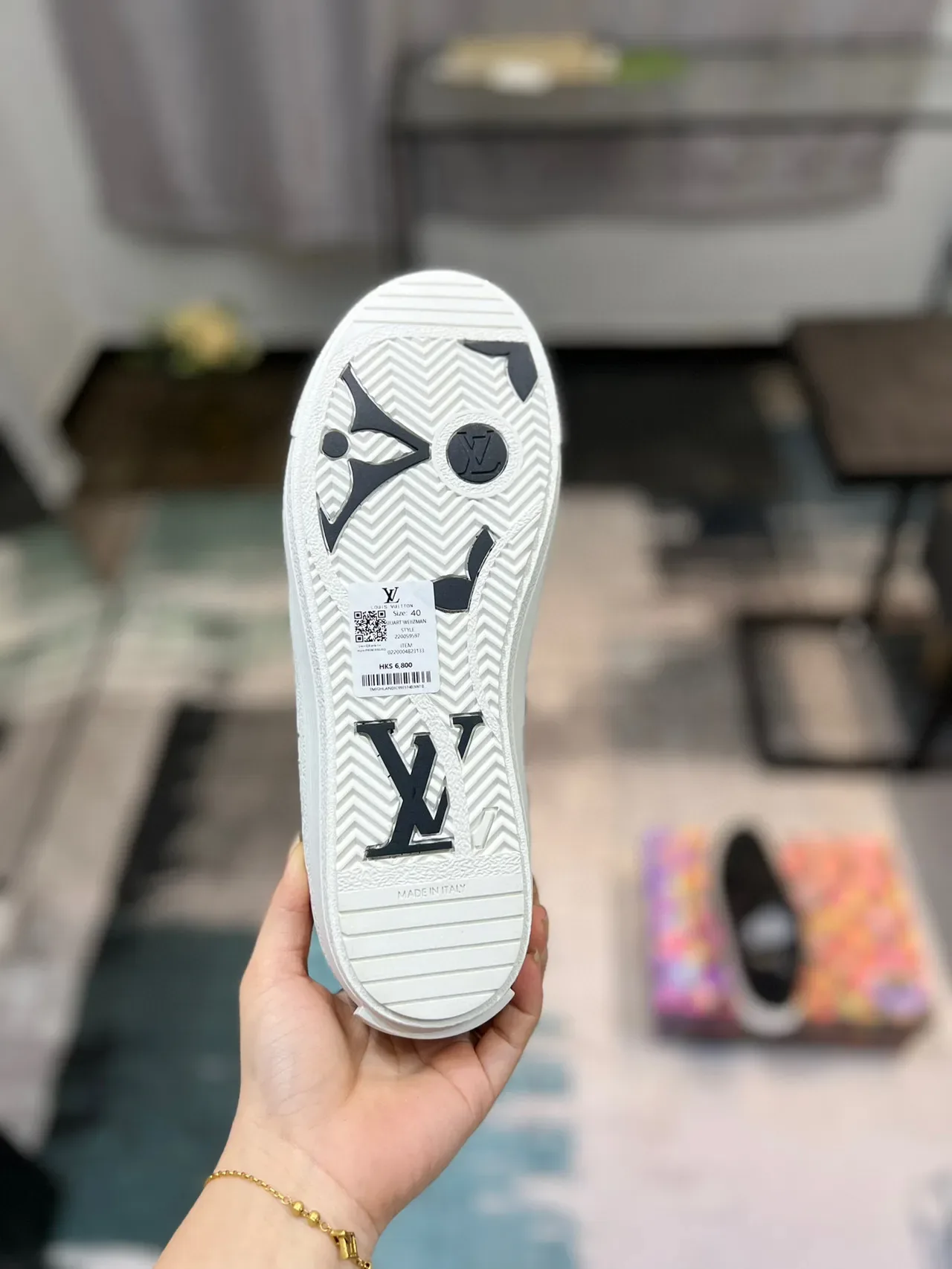 Louis Vuitton LV Trainer Black White Monogram-Embossed Leather Low-Top Silhouette Lifestyle Sneakers 9