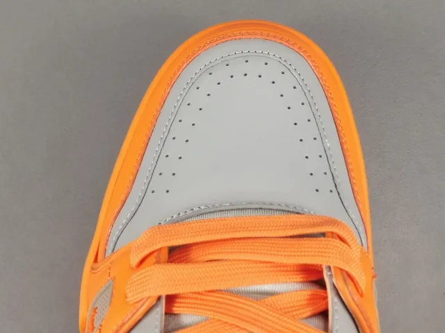 Louis Vuitton LV Trainer Orange Gray Low-Top Layered Midsole Lifestyle Sneakers 7