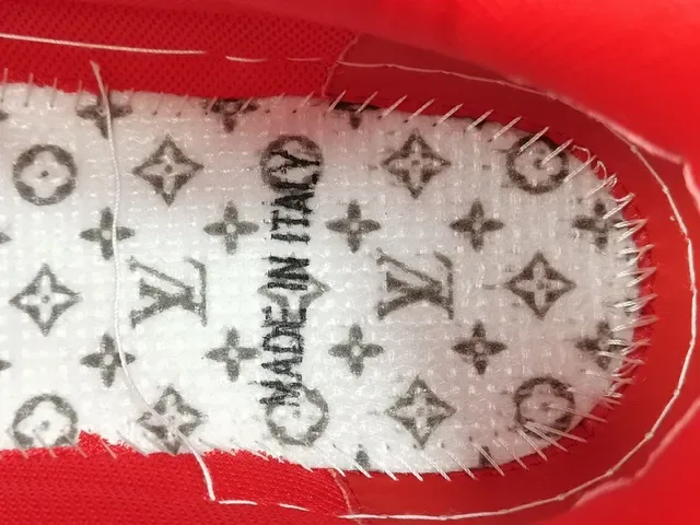 Louis Vuitton LV Trainer Rouge Blanc Low-Top Strapped Lifestyle Sneakers 2
